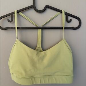 Lime Green Strappy sport bra. Lululemon
